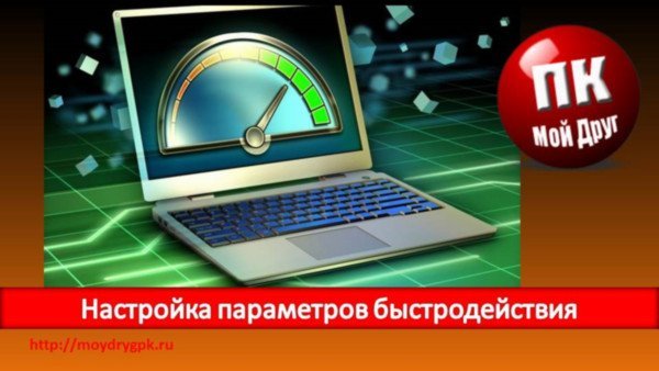 Настройка параметров быстродействия Windows XP Windows XP
