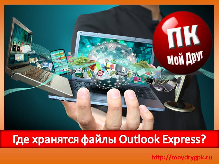 Где хранятся файлы Outlook Express? Windows XP