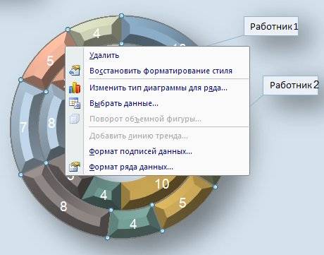 Щелкаем правой кнопкой мыши по любому блоку и выбираем необходимую функцию.
