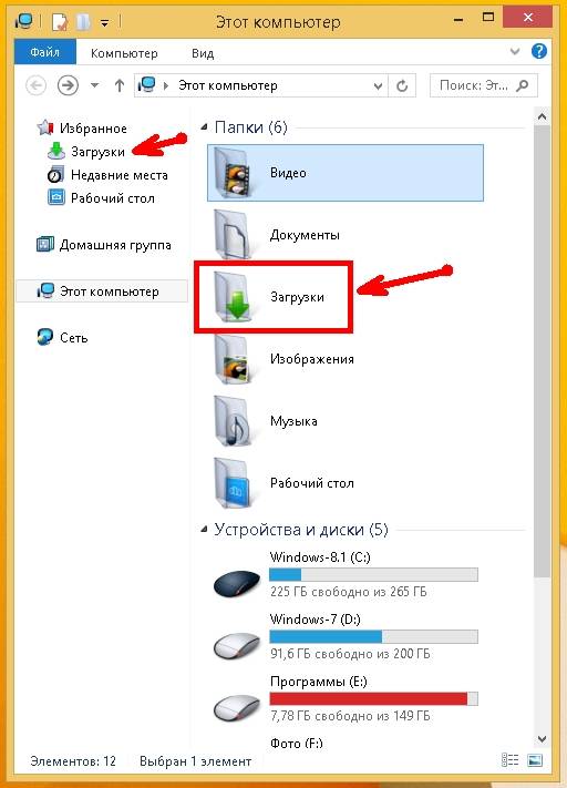 Все зависело от сборки операционной системы. В Windows Vista/7/8/10 эта папка называется "Загрузка" и тоже спрятана.