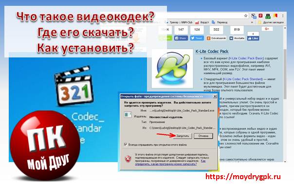 Что такое видеокодек — где его можно скачать и как установить Видео