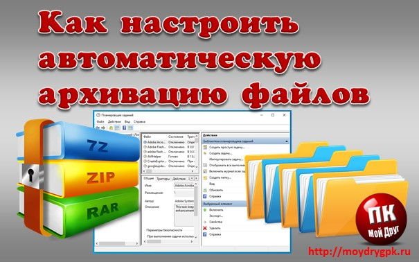 Как настроить автоматическое архивирование файлов Технические вопросы
