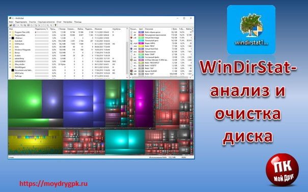 WinDirStat – программа для анализа и очистки жесткого диска Программы