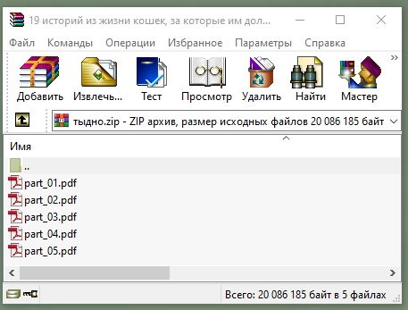 И через пару секунд у вас на компьютере появятся заархивированные файлы